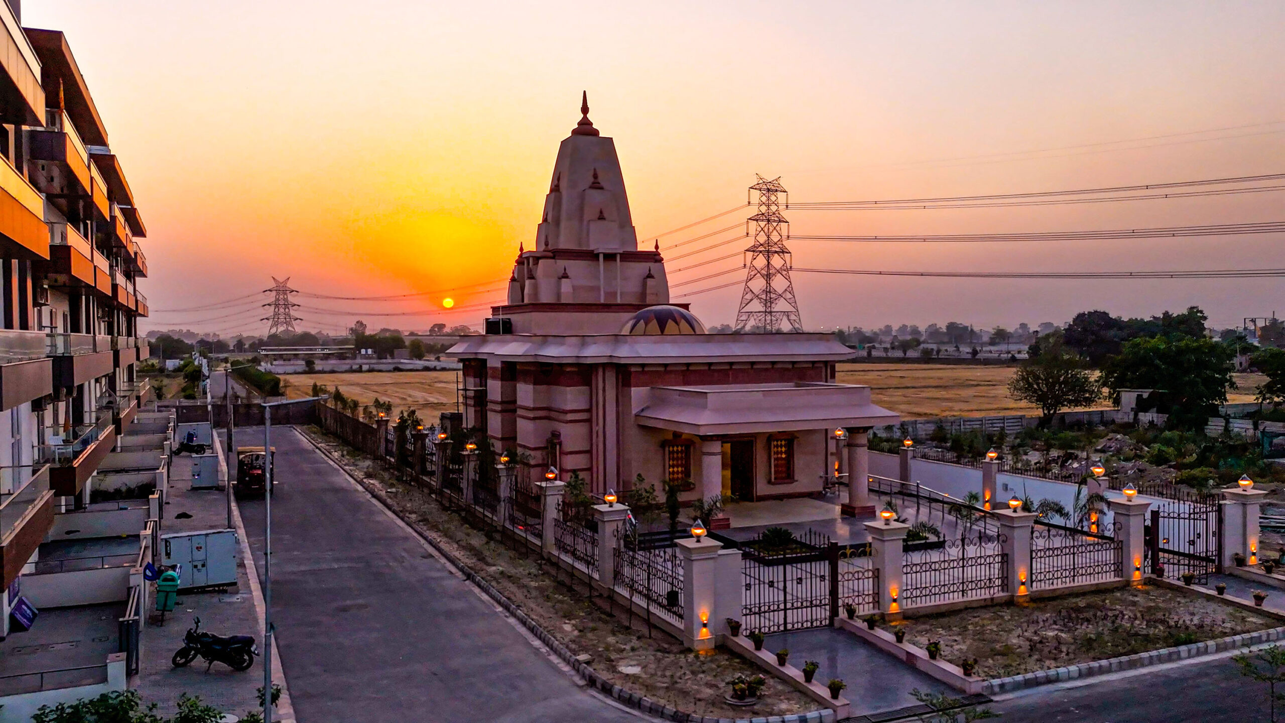 State of the Art Temple within Township